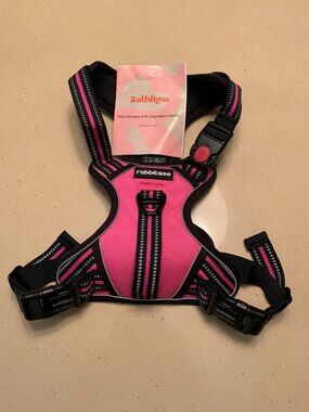 RABBITGOO DOG HARNESS REFLECTIVE NWT